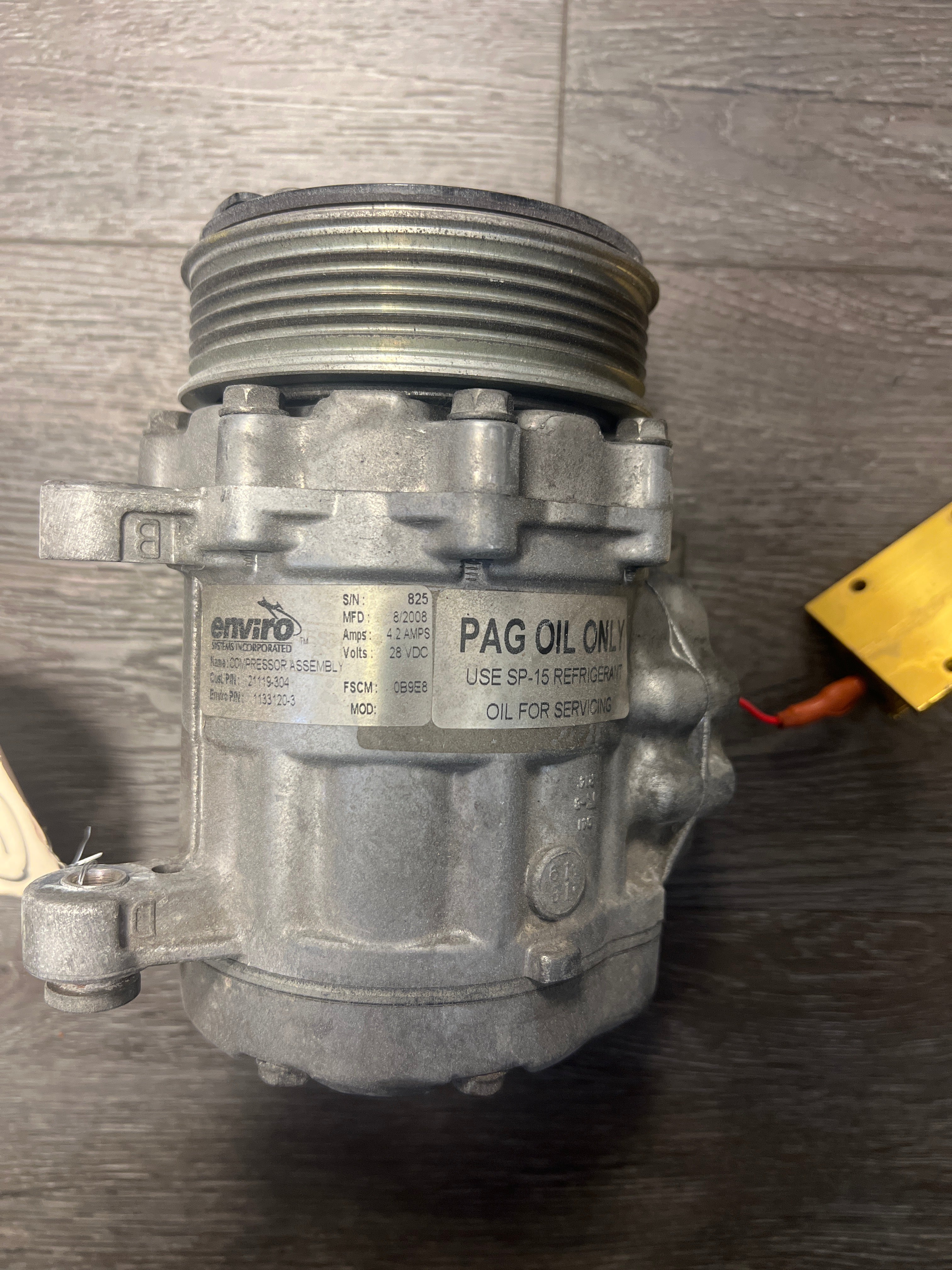 AC Compressor Assy 28V P/N 21119-304