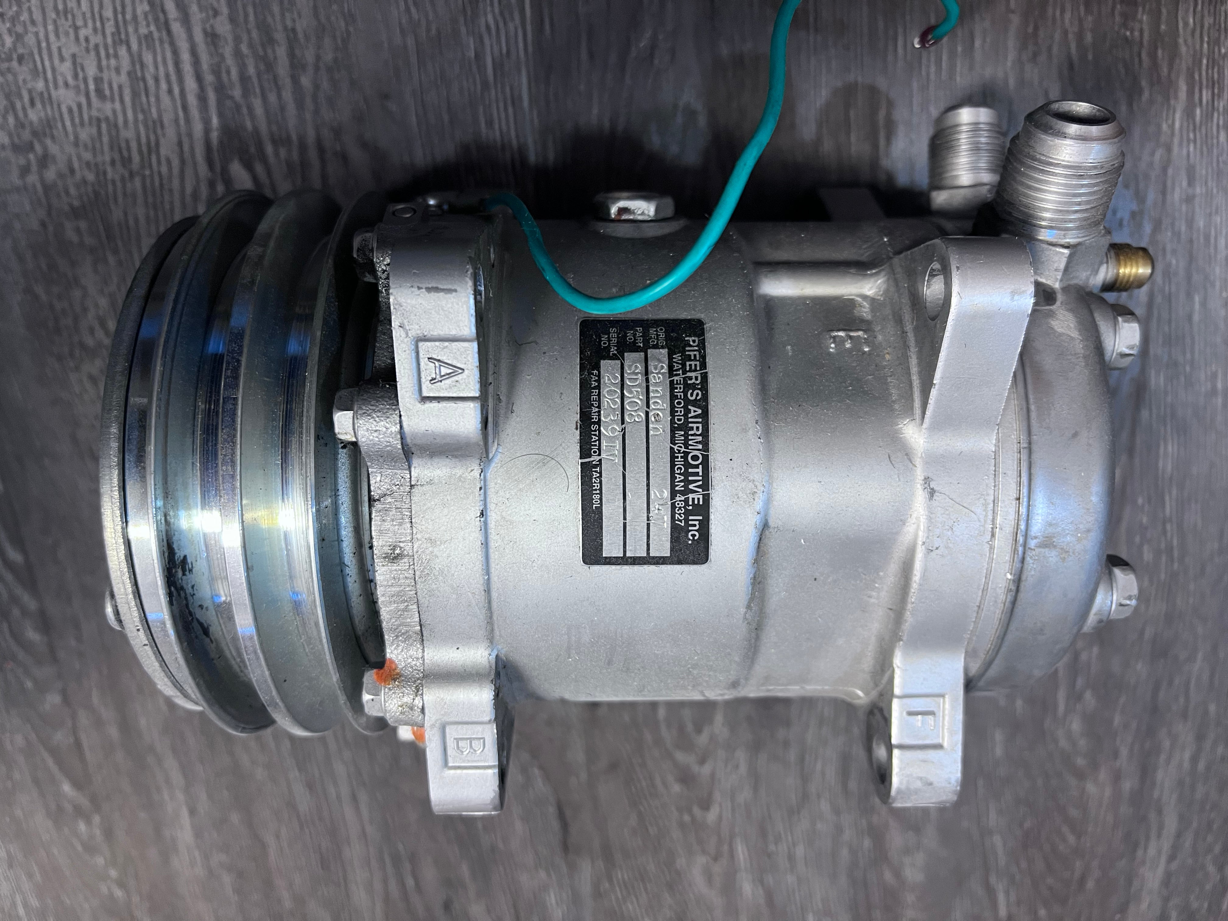 Sanden Compressor P/N SD508 24V
