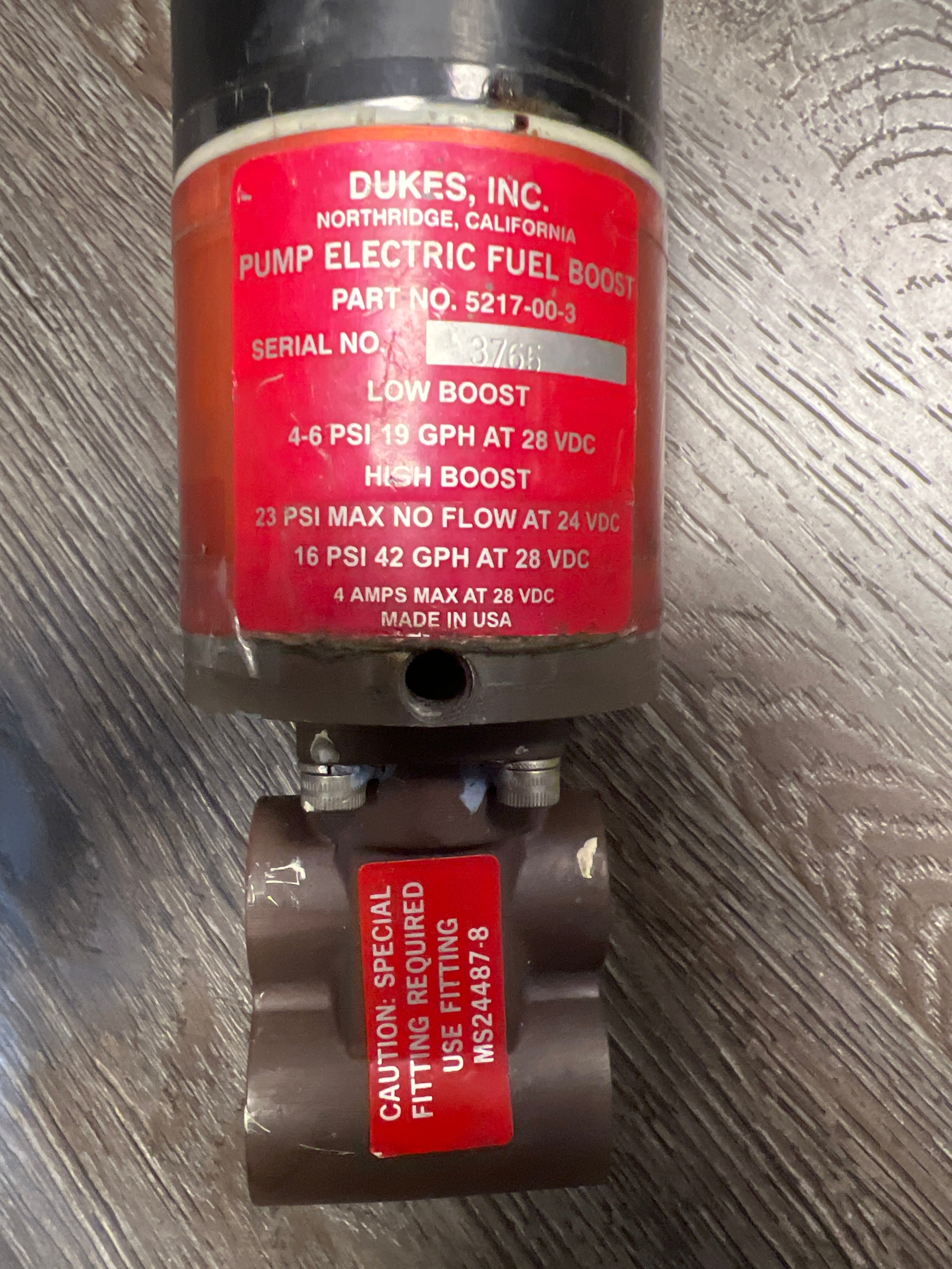 Fuel Pump 11839-001