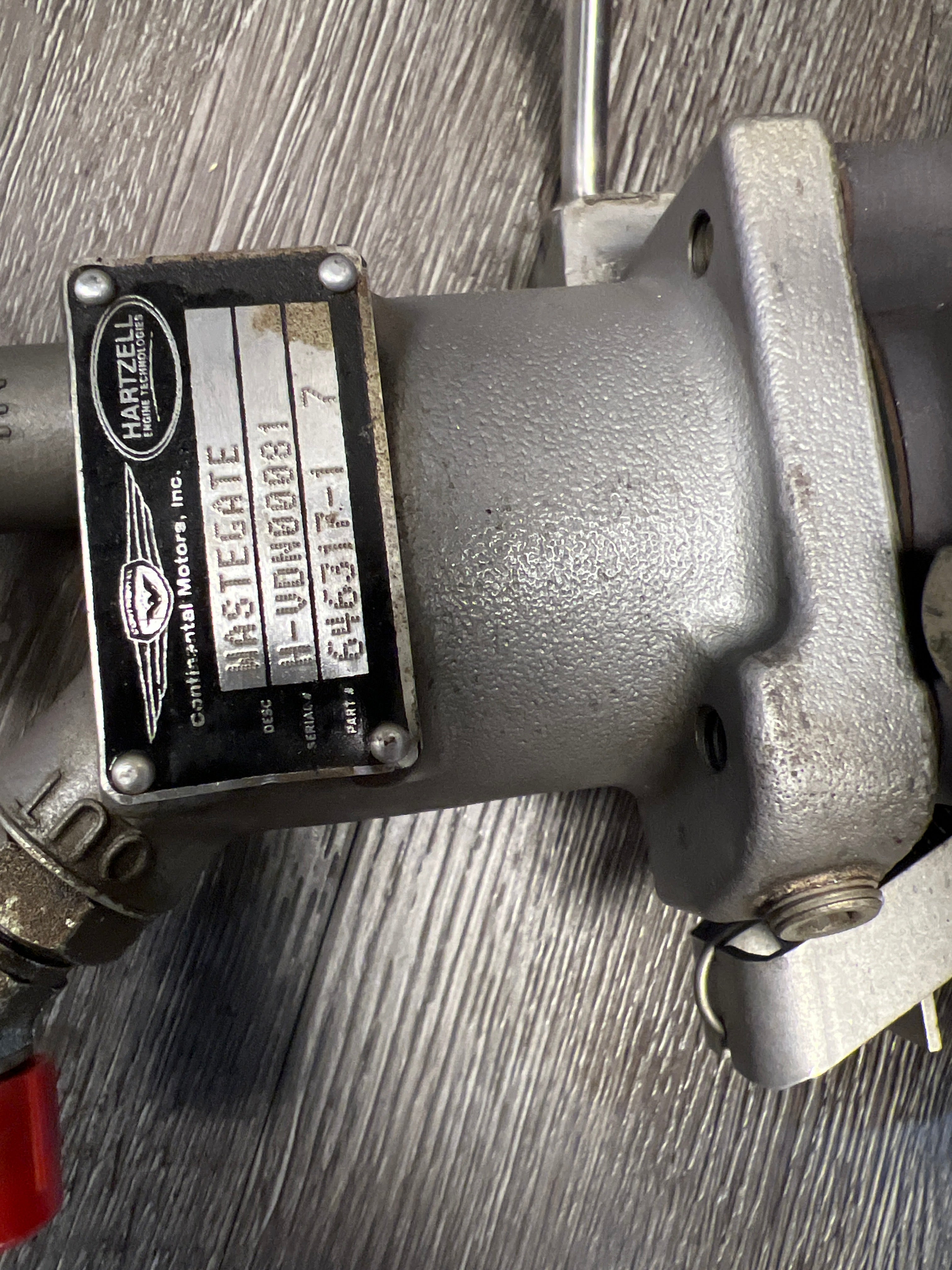 Hartzell Wastegate P/N 646317-1 with 8130
