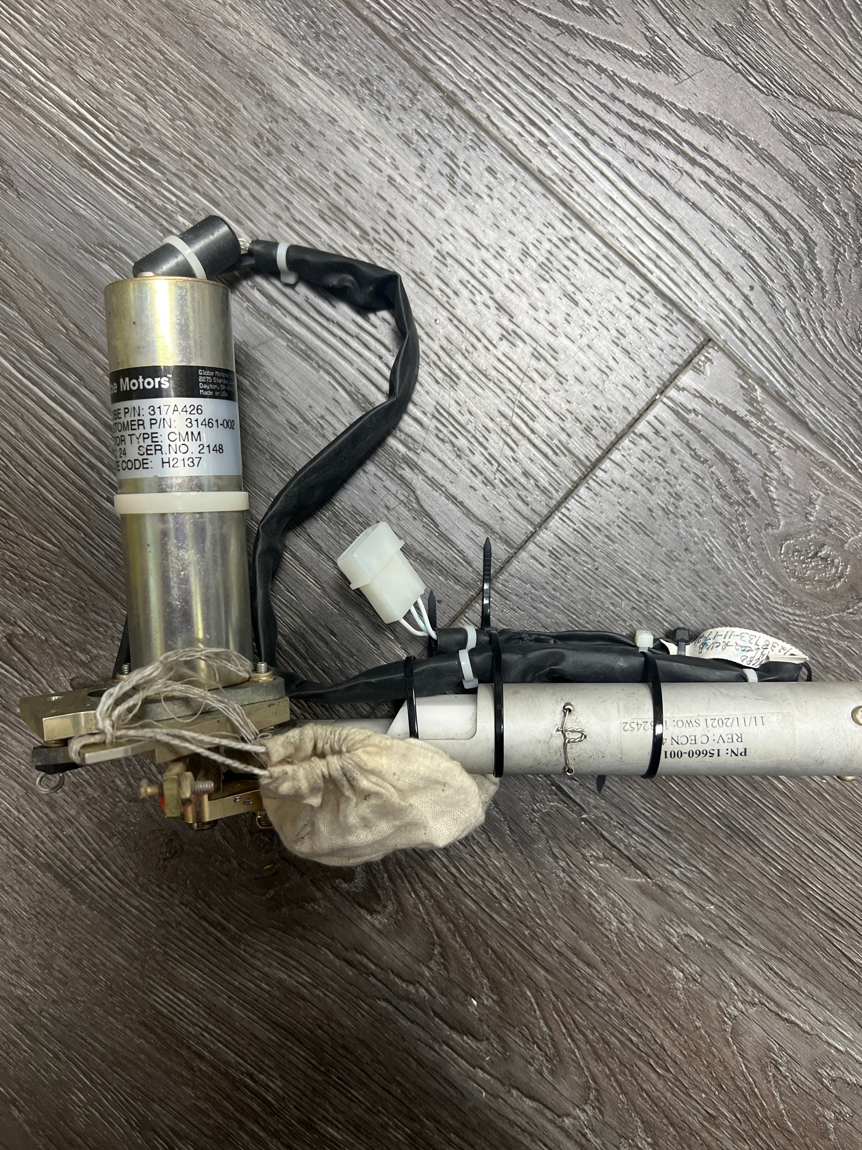 Roll Trim Motor and Spring Cartridge P/N 31461-002 & P/N 15660-001
