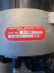 Hartzell Alternator P/N ES-6904 28V