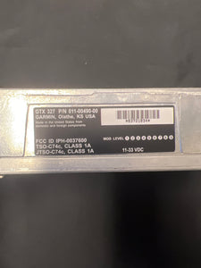 Garmin GTX 327 011-00490-00