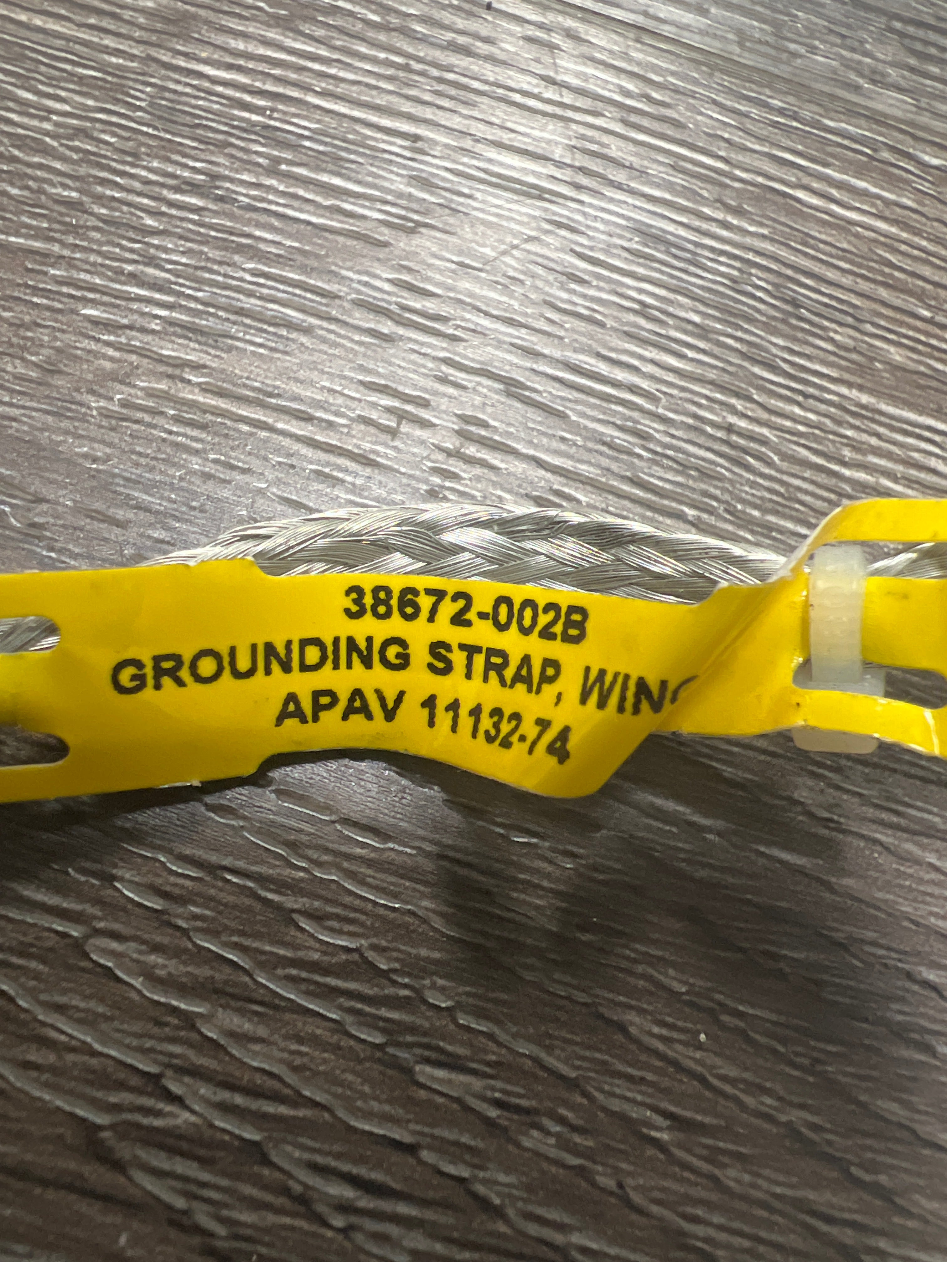 Strap, Grounding, Wing Tip, Sr2X P/N 38672-002