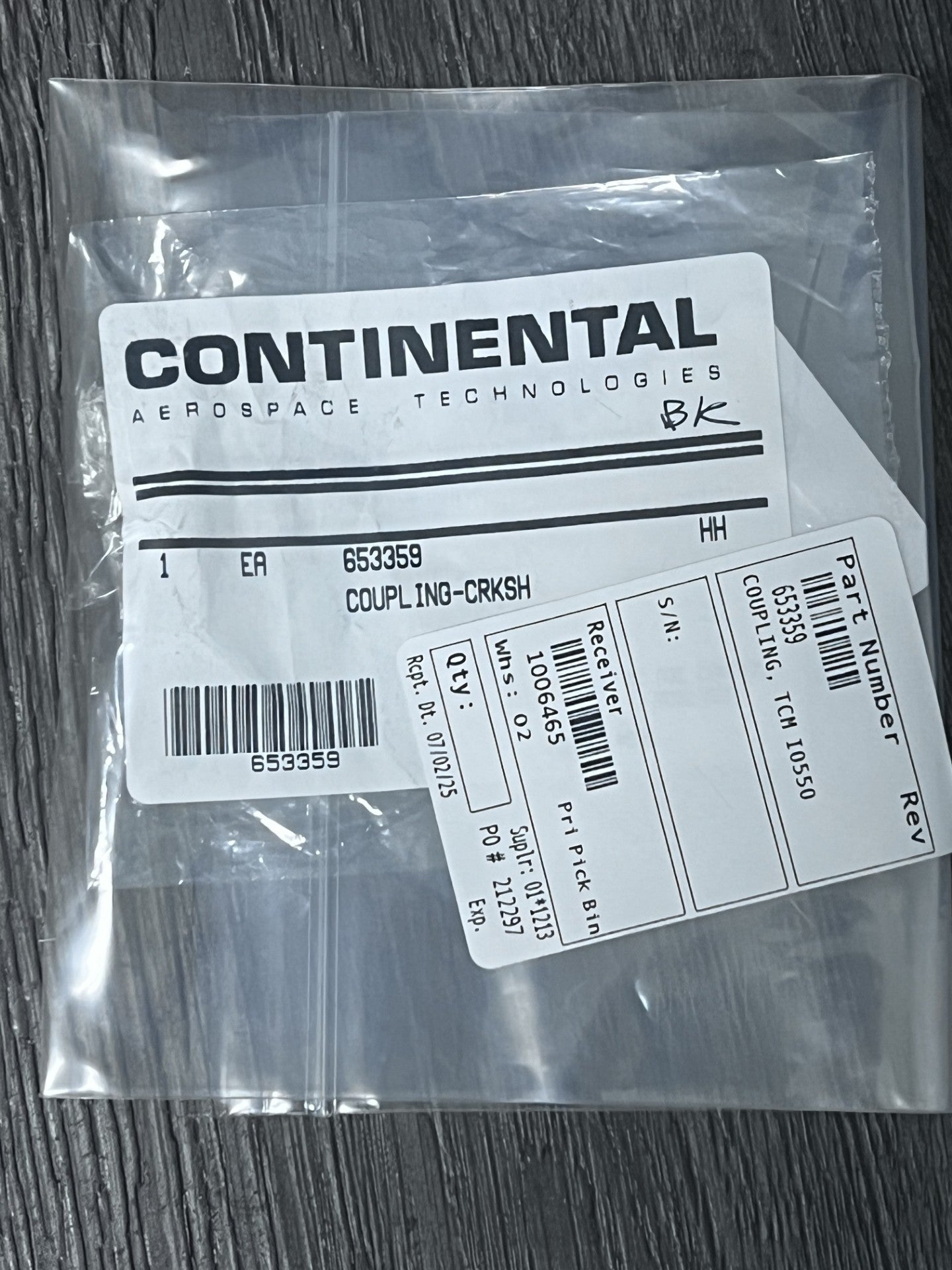 Continental™ PN 653359 Crankshaft Gear Coupling
