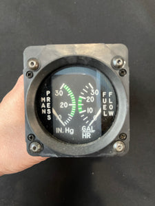 Manifold Pressure/ Fuel Flow Indicator